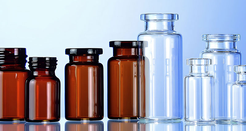 Colored glass bottles of any harm to human body?